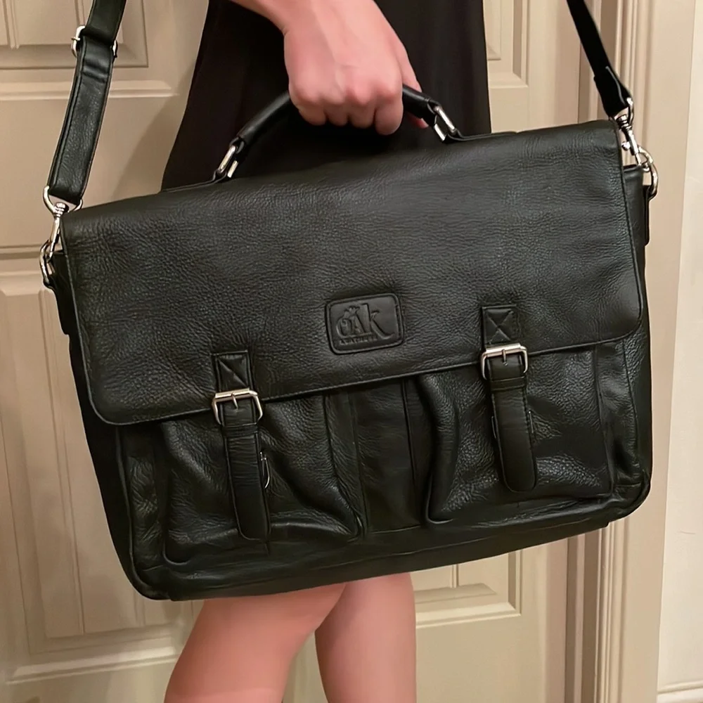 Oak Leather Men’s Satchel / Shoulder Bag / Messenger Bag